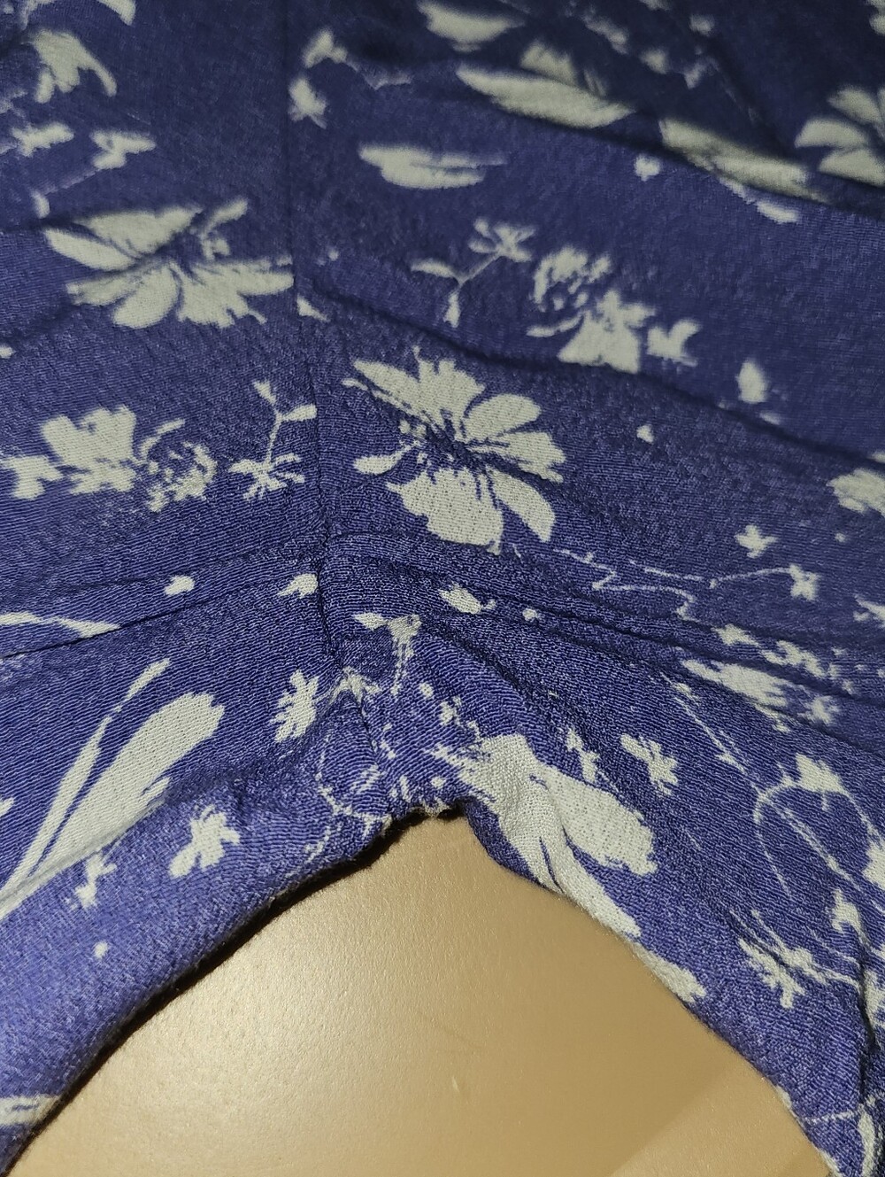 Free People Purple Floral Smocked Jusmpsuit Small - Picture 9 of 12